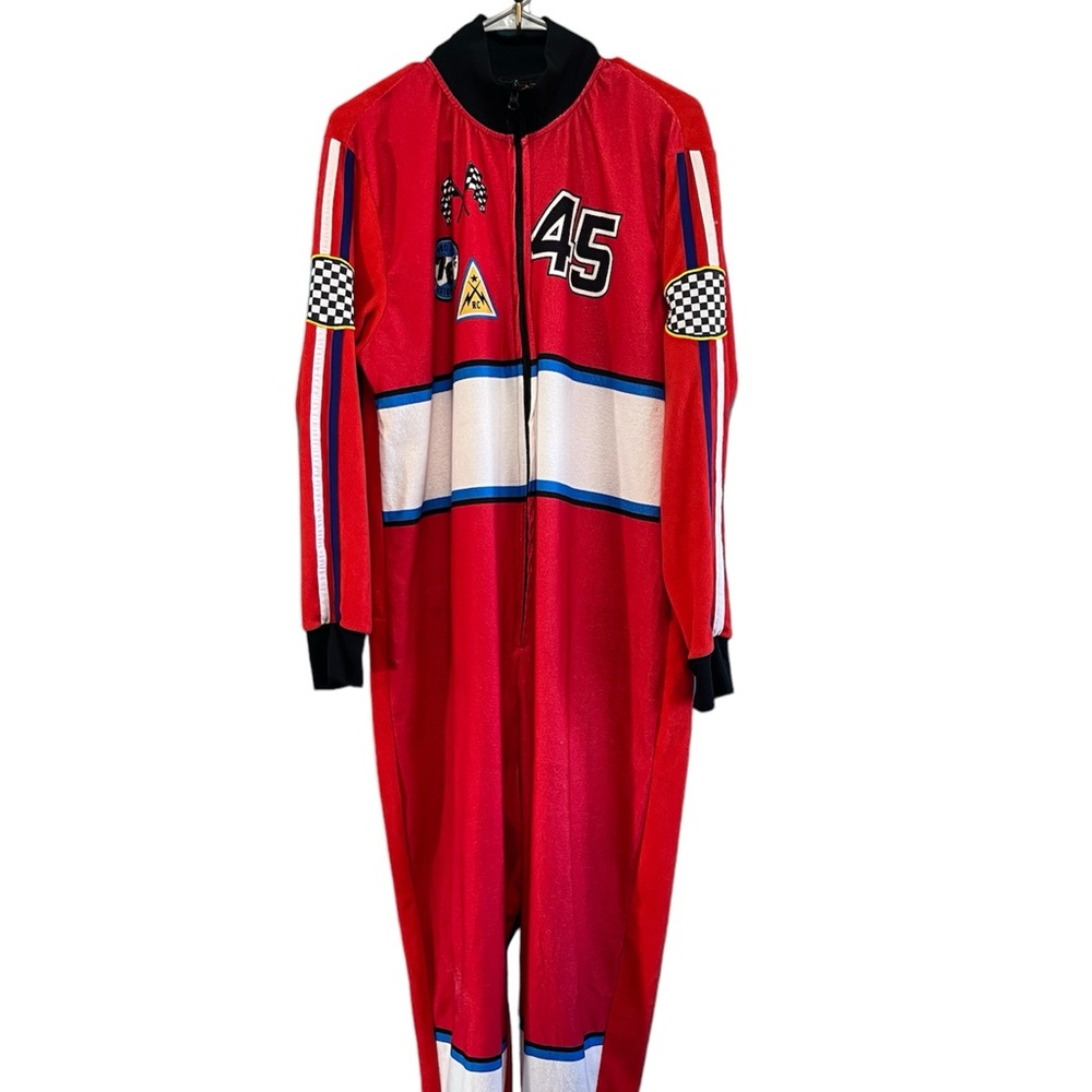 Rare! Mad Engine One Piece Racing Pajamas Size Large
